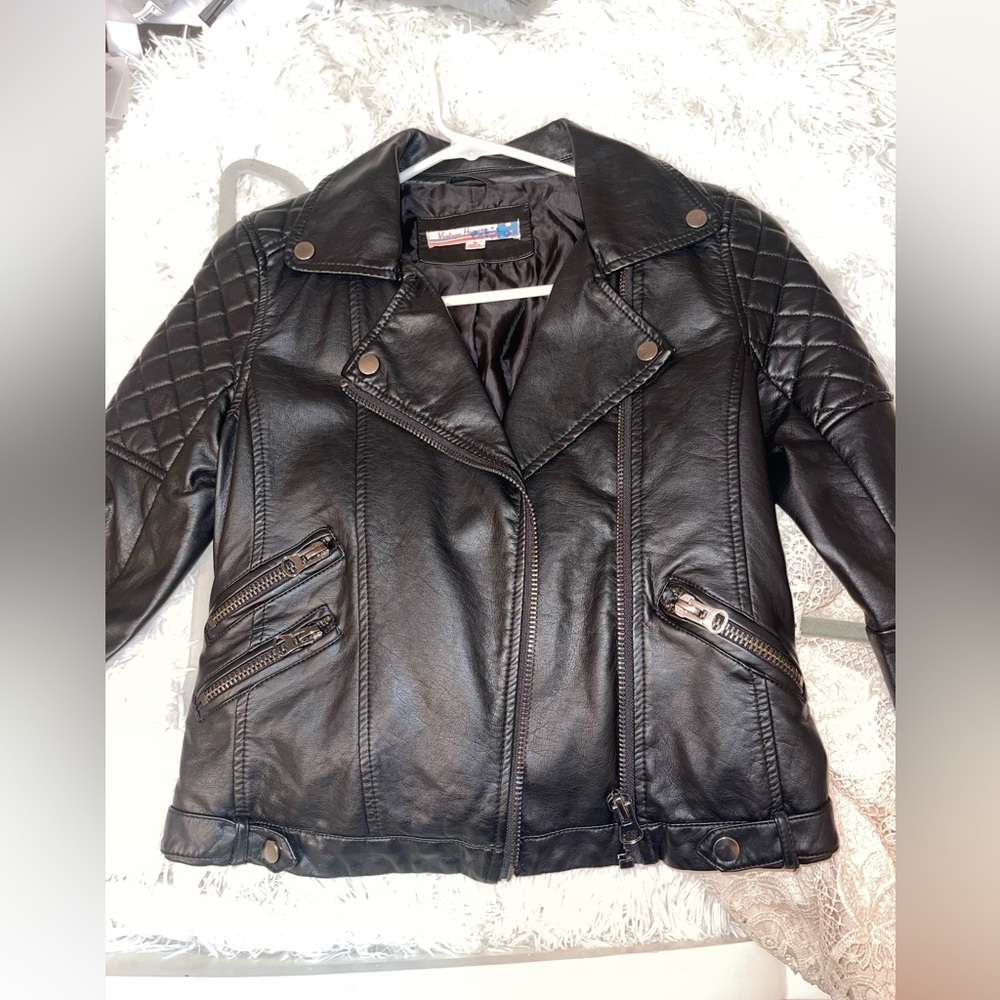 Vintage Havana Kids Leather Jacket
